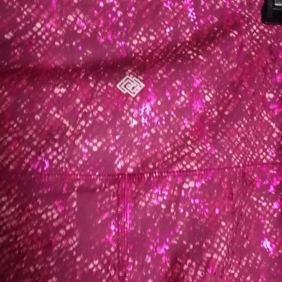 Zelos Women's Tight Pink Snake Athletic Gym Workout Leggings Pants Plus Size 3X - Picture 9 of 11